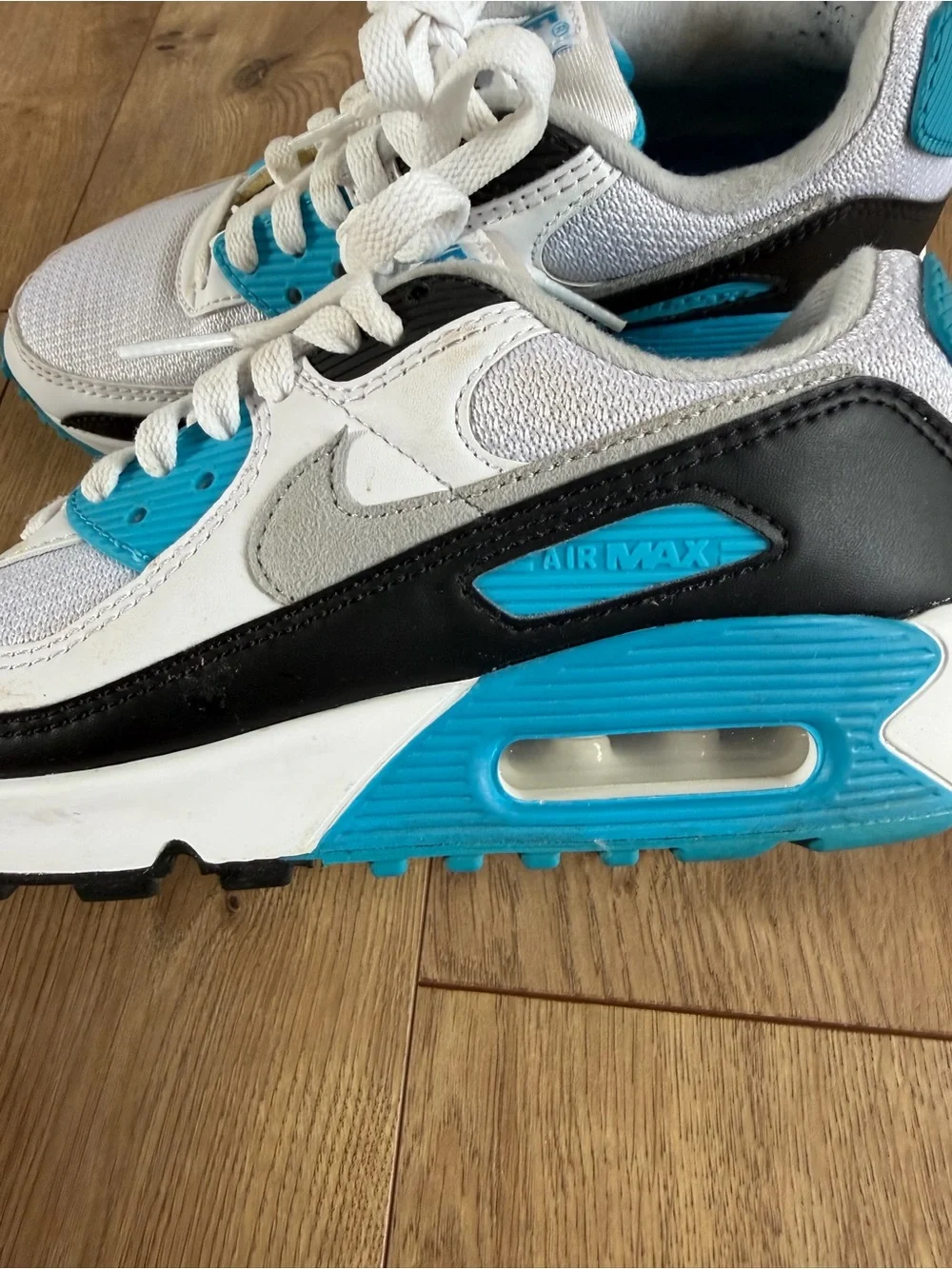 Nike Air Max 90 Retro Laser Blue Men’s Shoes Size 5 CJ6779-100